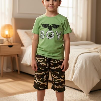 Compleu pentru copii, 3→7 ani, Army, Boy, Verde