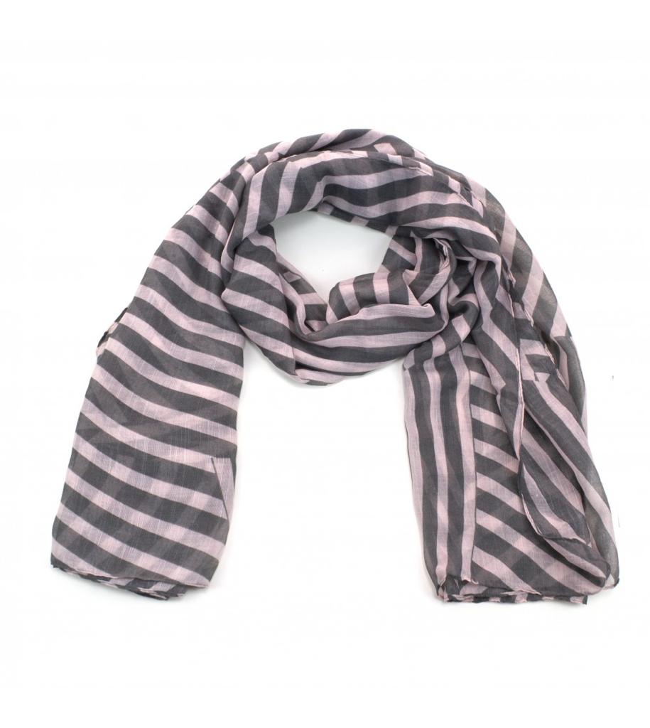 Esarfa pentru Femei cu Dungi Verde