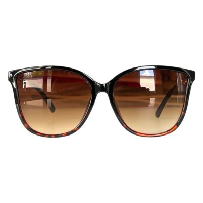 Ochelari de soare, Femei, Stil Leopard, UV400, Maro/Auriu