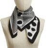 Batic Fashion pentru Dama, 70x70 cm, Alb/Negru