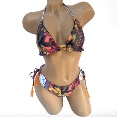 Costum de baie, Brazilian, 2 Piese, Multicolor