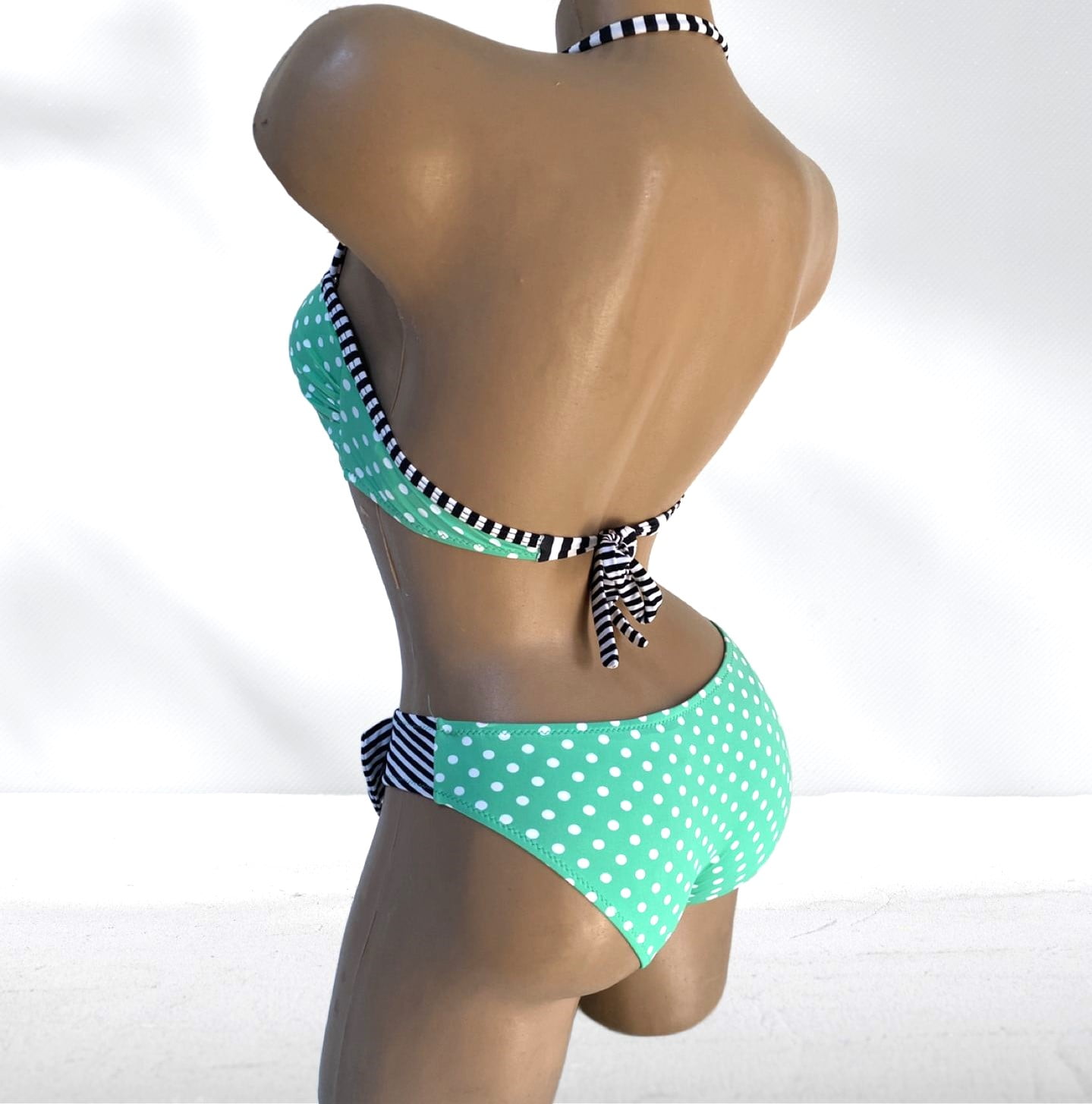 Costum de baie verde 2 piese