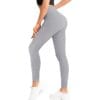 Colanti Femei, Talie Inalta, Slimfit, Elastici, Mat, Lycra, Gri deschis