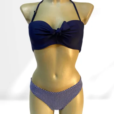 Costum de baie, Doua Piese, Brazilian, Bleumarin