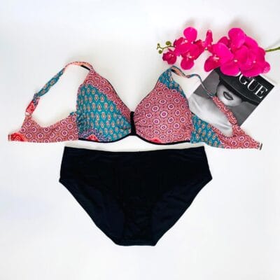 Costum de baie, Doua Piese, Imprimeu Oriental