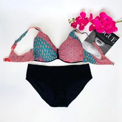 Costum de baie, Doua Piese, Imprimeu Oriental