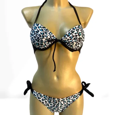 Costum de baie, Doua Piese, Push-up, Animal Print