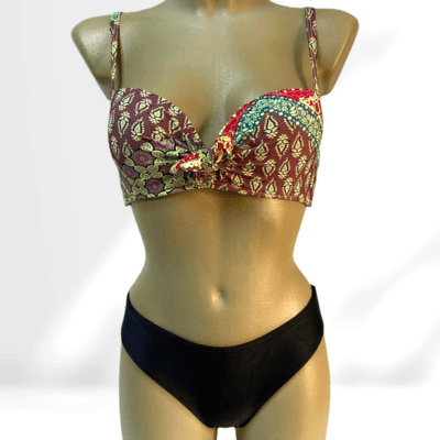 Costum de baie, Doua Piese, Push-up, Imprimeu