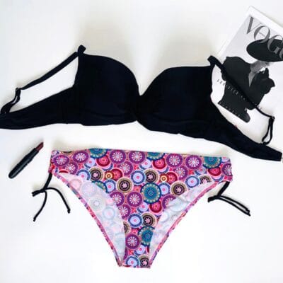 Costum de baie, Doua Piese, Push-Up, Imprimeu Mandala