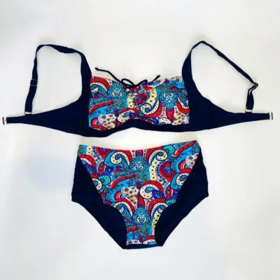 Costum de baie, Doua Piese, Marime Mare,  Bleumarin