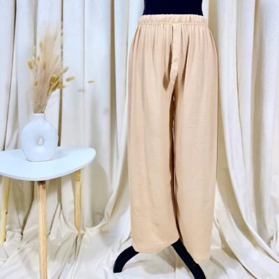 Pantaloni Largi de Primavara-Vara, Bej