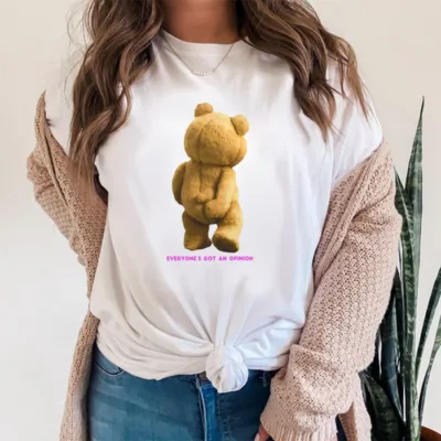 Tricou Femei, Bumbac, Everyone's Got An Opinion, Alb