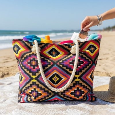 Geanta de plaja, Mare, Fashion, Multicolor