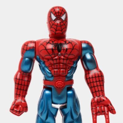 Figurina Spider-Man cu lumini, Plastic, 27 cm