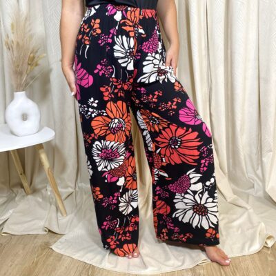 Pantaloni de Vara, Vaporosi, Largi, Multicolor