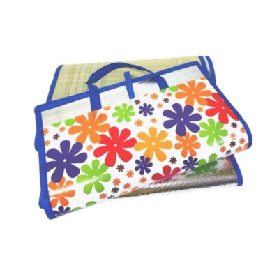 Rogojină pentru plajă sau picnic, Pliabilă, Imprimeu Colorat, 175x85 cm