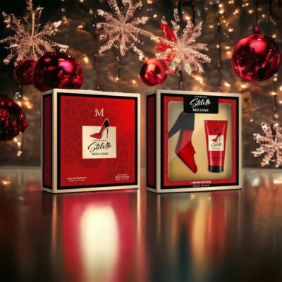 Set Stiletto Red Love, Femei, Parfum 50 ml+ Lotiune de corp 50 ml - Montage Brands