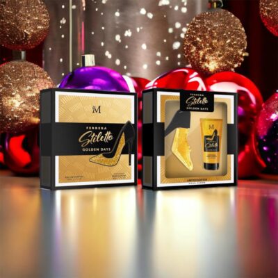 Set Stiletto Golden Days, Femei, Parfum 50 ml+ Lotiune de corp 50 ml - Montage Brands