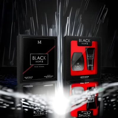 Set Cadou BLACK NIGHT II, Barbati, Parfum 50 ml+After Shave 50 ml - Montage Brands