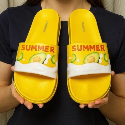 Papuci Femei, Jomix, Summer, Galben
