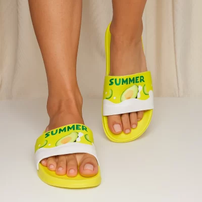 Papuci Femei, Jomix, Summer, Verde