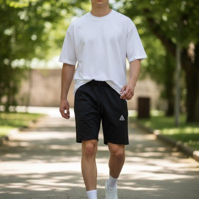 Pantaloni Scurti, Pentru Barbati, Negru