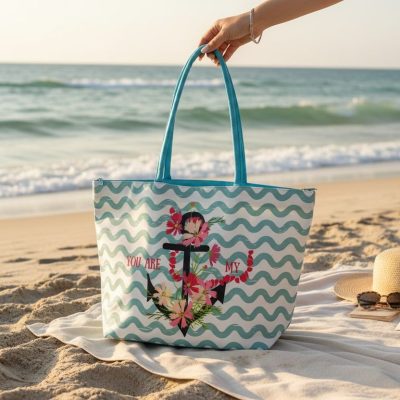 Geanta de plaja, Fashion, Bleu