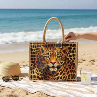 Geanta de plaja, Fashion, Leopard