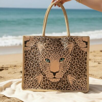 Geanta de plaja, Fashion, Leopard