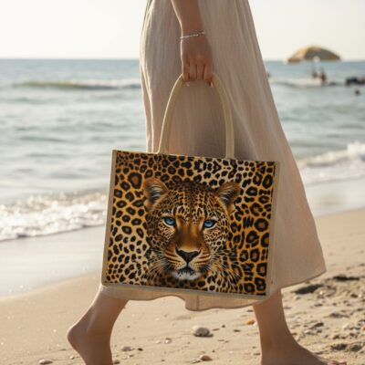 Geanta de plaja, Fashion, Leopard